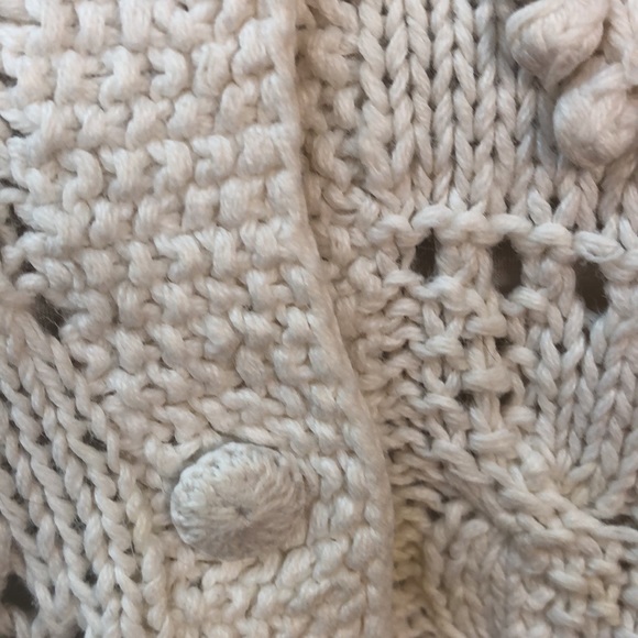 Vintage 80’s90’s- Cape Isle Knitters- chunky knit, cotton Ramie cardigan - M - Picture 3 of 10